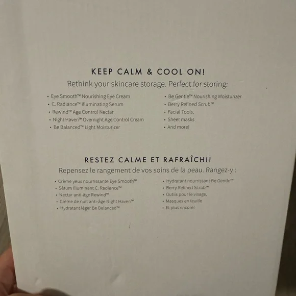 MONAT Skincare Fridge- White